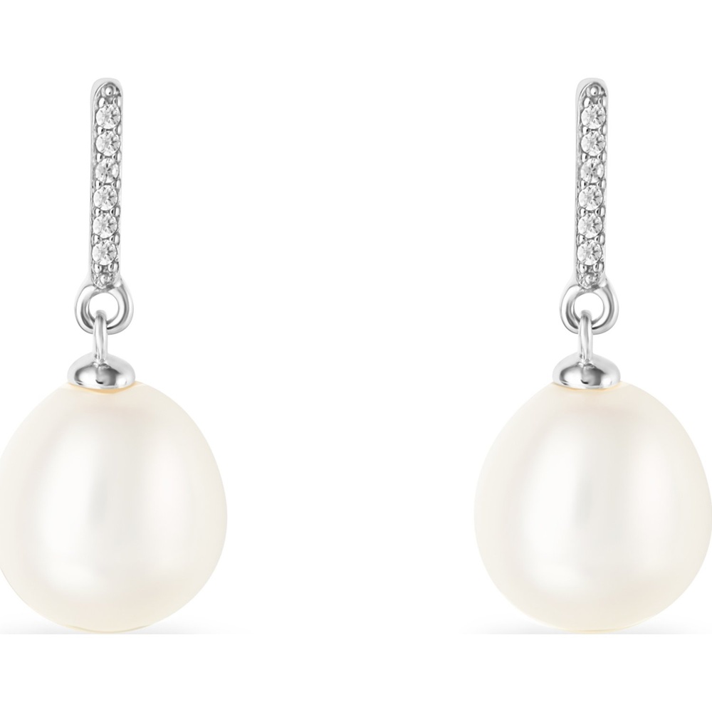 FAVS Boucles d'oreilles à fermoir à poussette 925 Argent Boucles d'oreilles