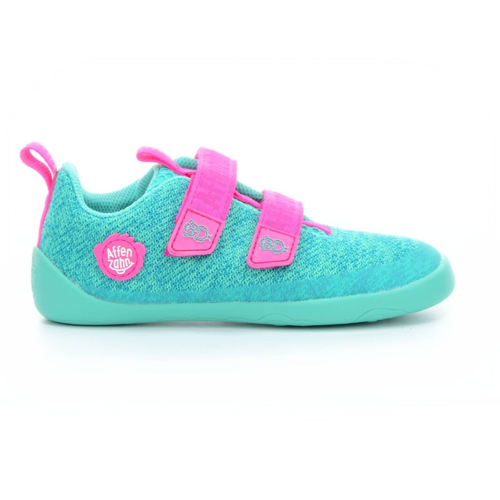 Affenzahn Barfußschuh Knit Happy Eule Klett