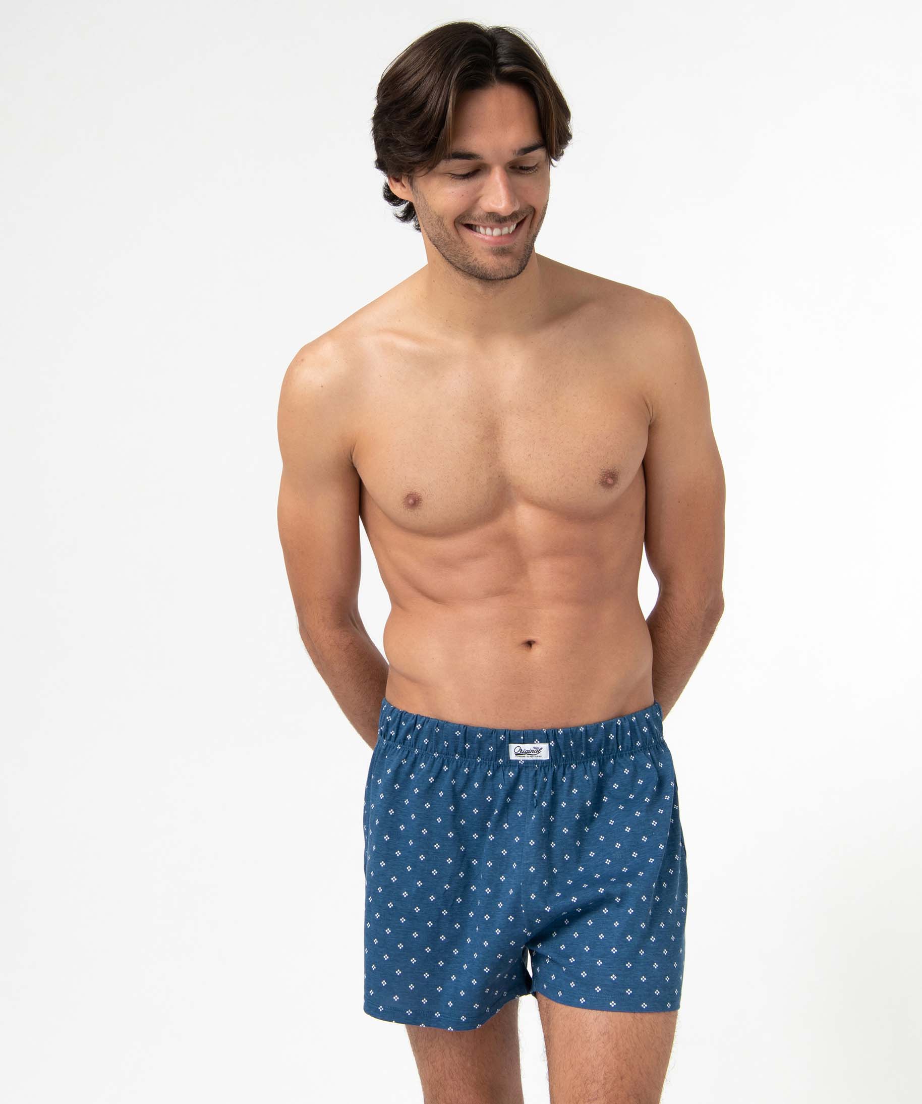Caleon homme en coton biologique (lot de 2) imprime | GEMO