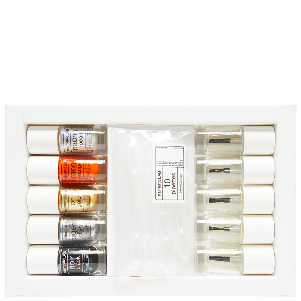 nailmatic Coffret nailmatic LAB coffret DIY- 5 flacons - METALLISE