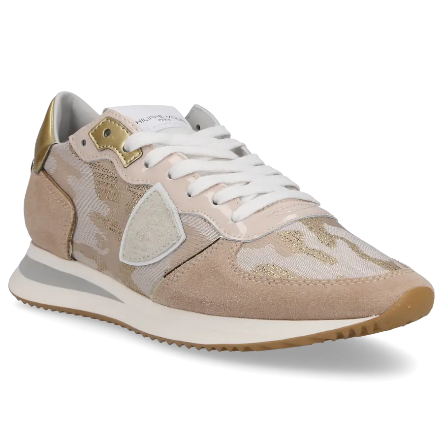 Philippe Model - Sneaker low TRPX Veloursleder Textil - beige