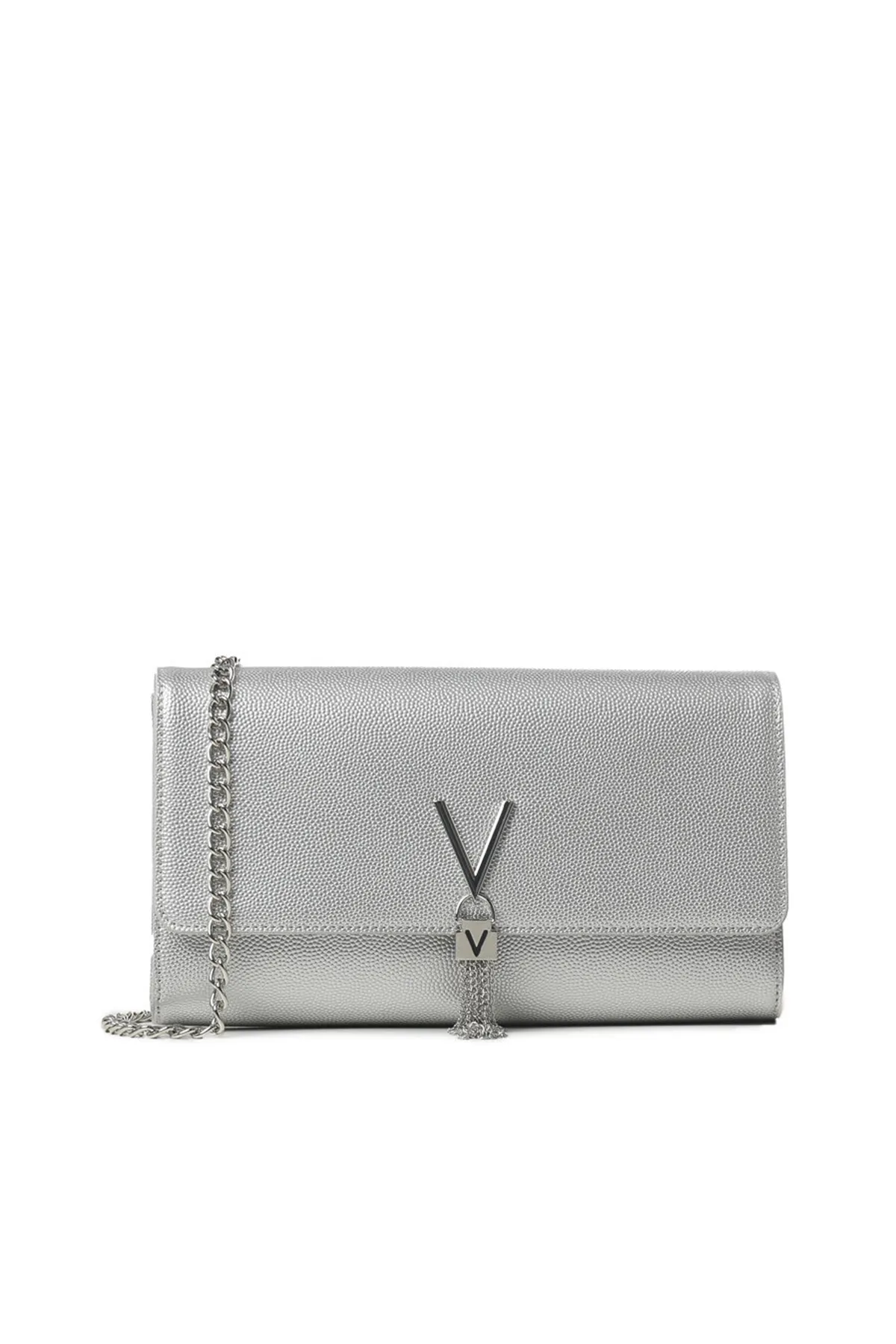 Mario Valentino  Clutch - Silberfarben - Unifarben