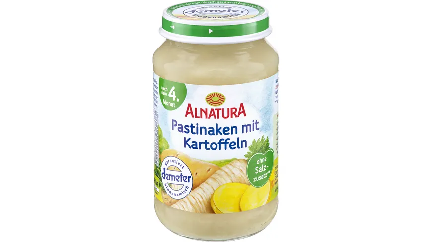 Alnatura Bio Pastinake-Kartoffel, Babygläschen (nach 4. Mon.) 190 g