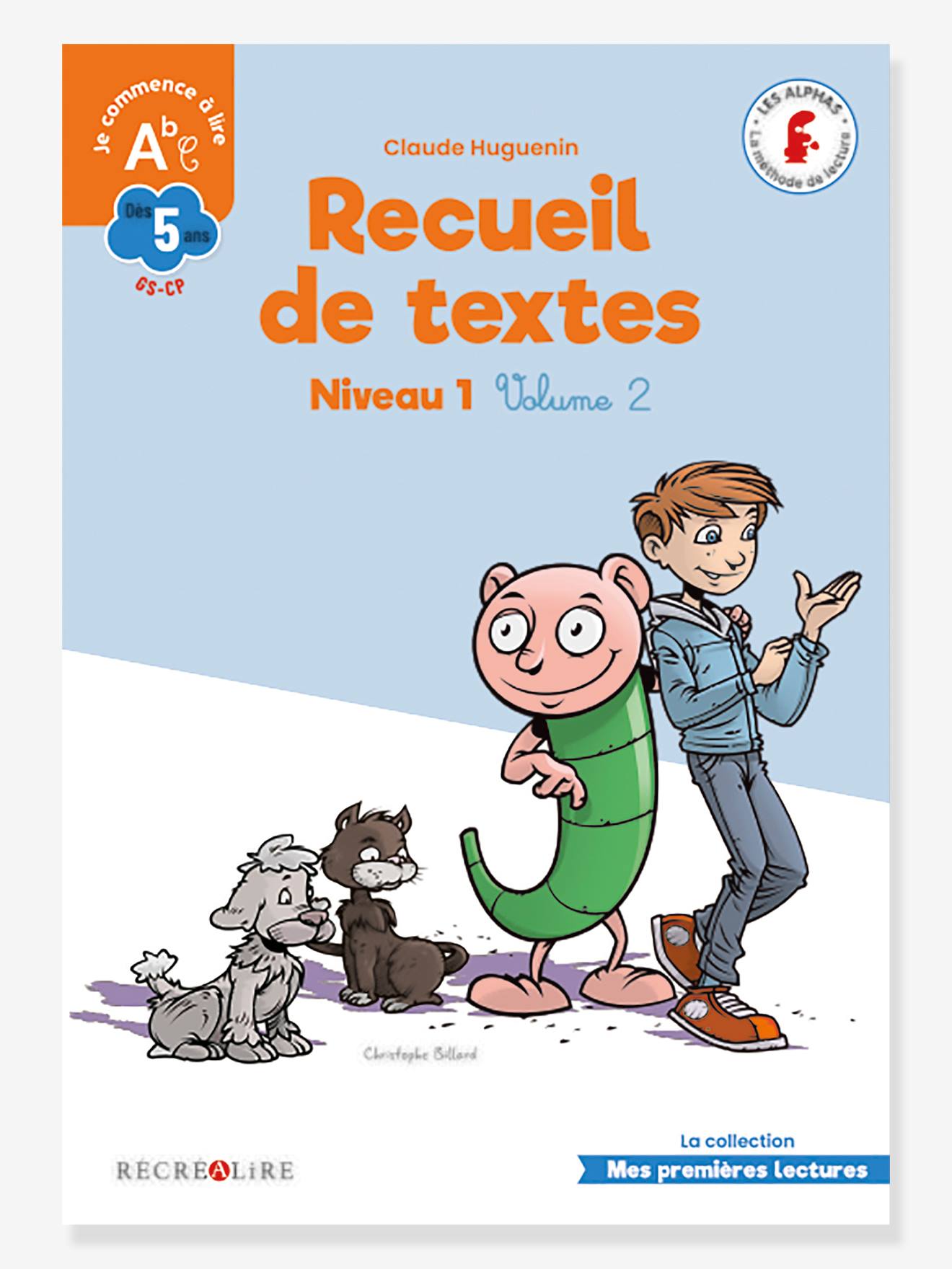 Livre Recueil de textes Alphas Niveau 1 Volume 2
