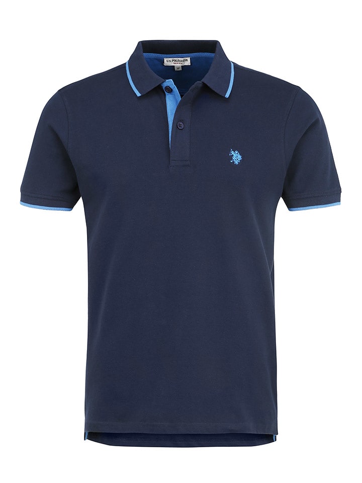 U.S. Polo Assn. Poloshirt in Dunkelblau günstig kaufen