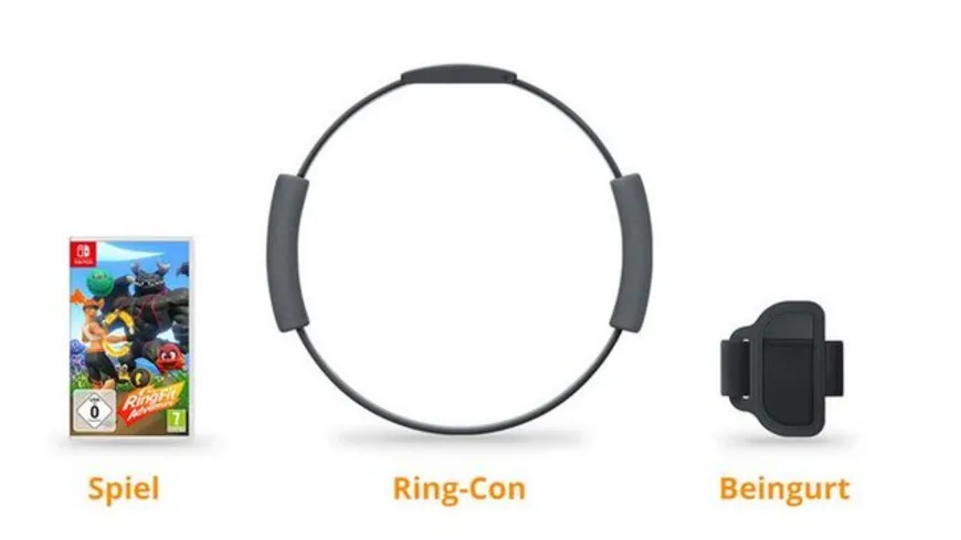 Ring Fit Adventure inkl. Ring-Con & Beingurt