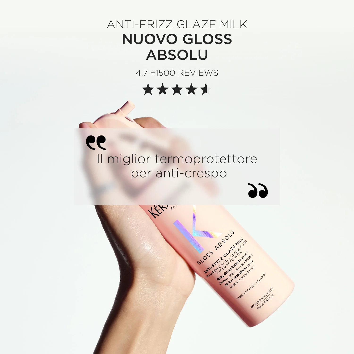 Gloss Absolu Anti-Frizz Glaze Milk - Σπρέι για styling και φινίρισμα μαλλιών