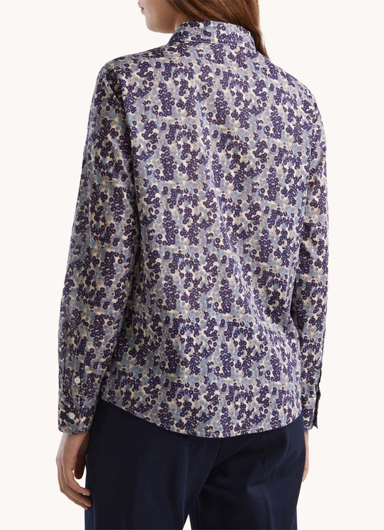 Benetton  Blouse met print en stretch