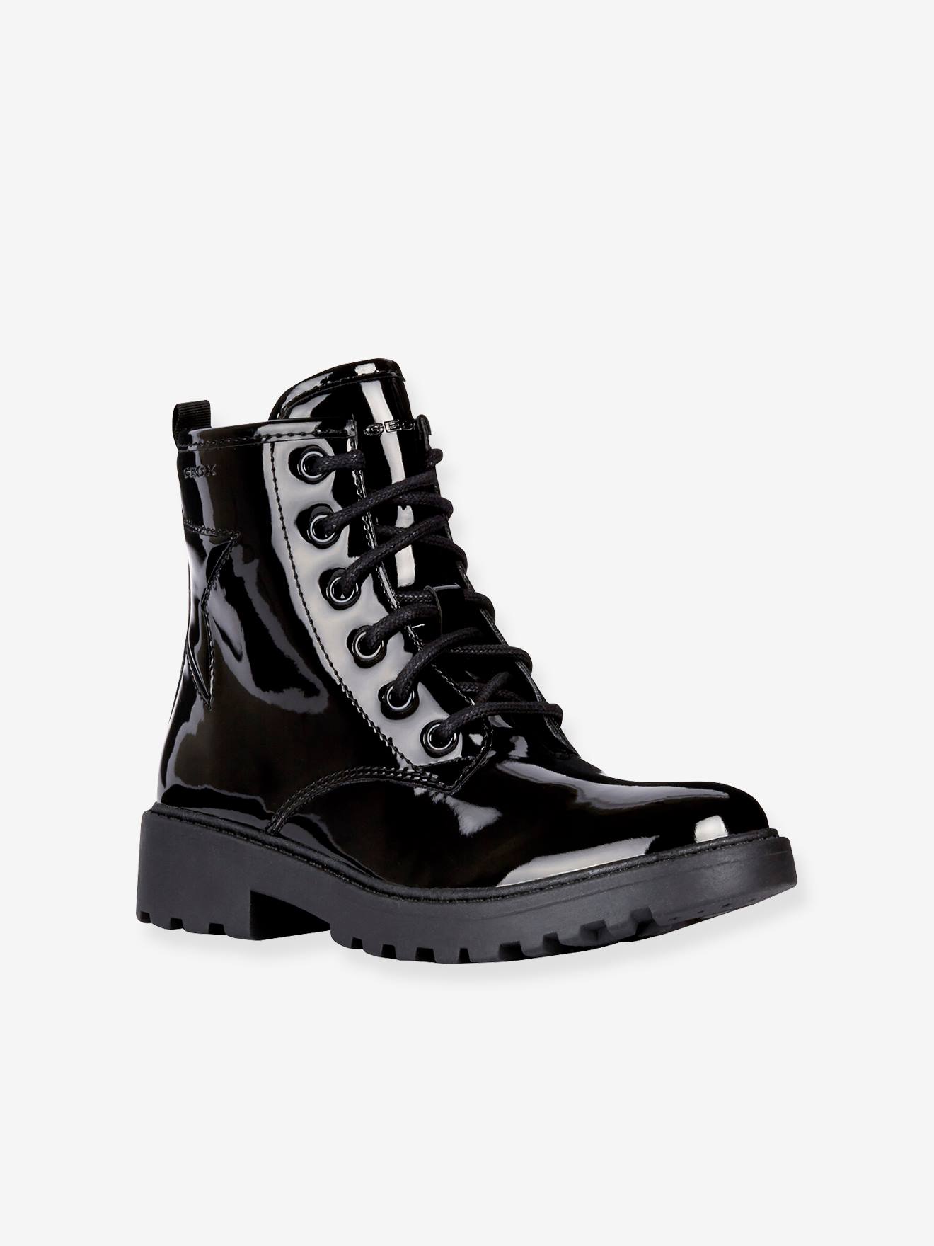 Geox Mädchen Boots J CASEY GIRL Q GEOX - schwarz
