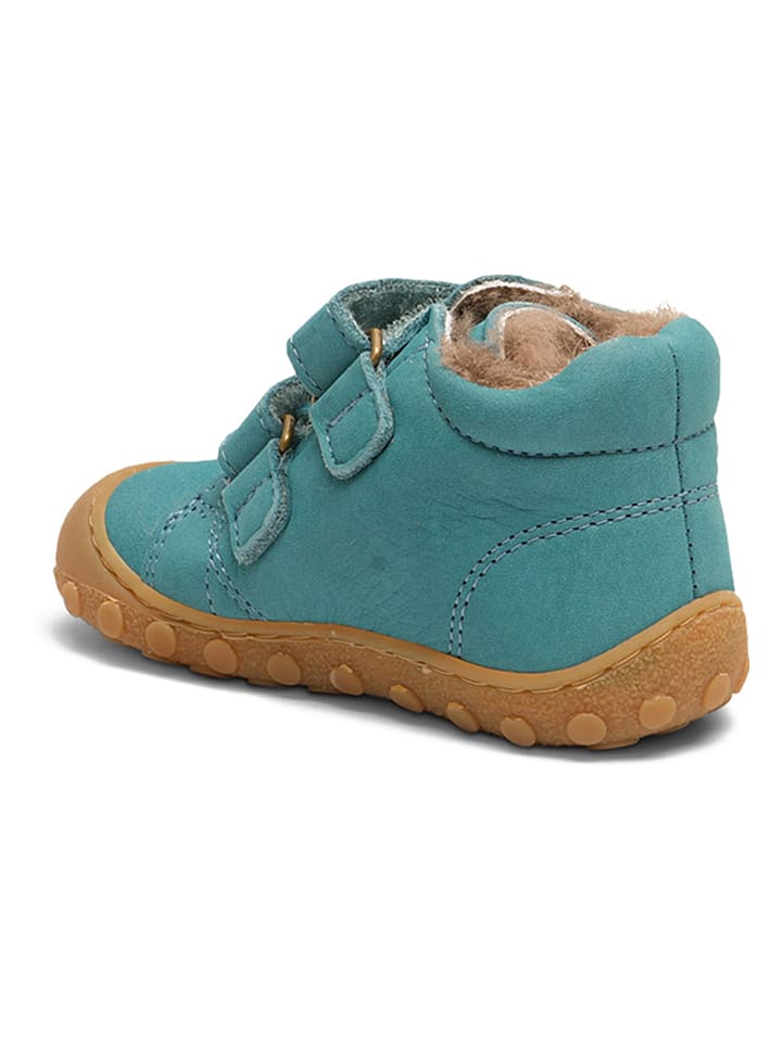 bisgaard Leder-Lauflernschuhe in Türkis günstig kaufen