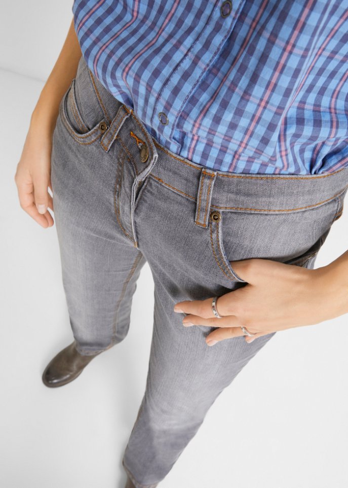 Komfort-Stretch-Jeans, Straight