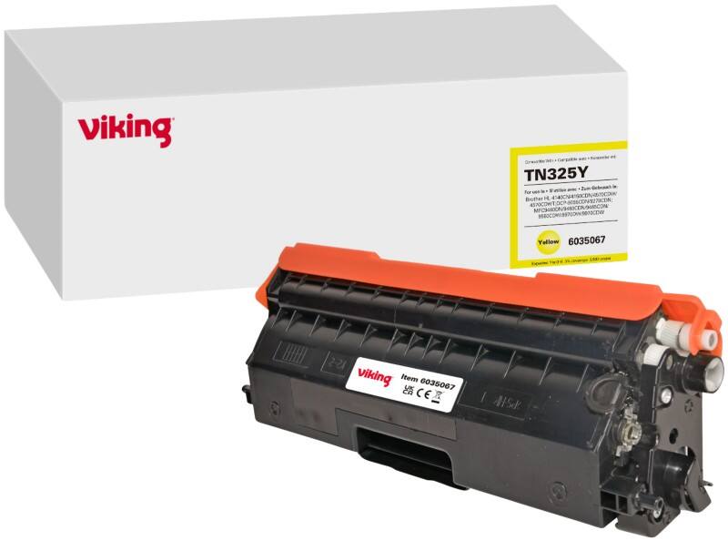 Viking TN-325Y Kompatibel Brother Tonerkartusche Gelb
