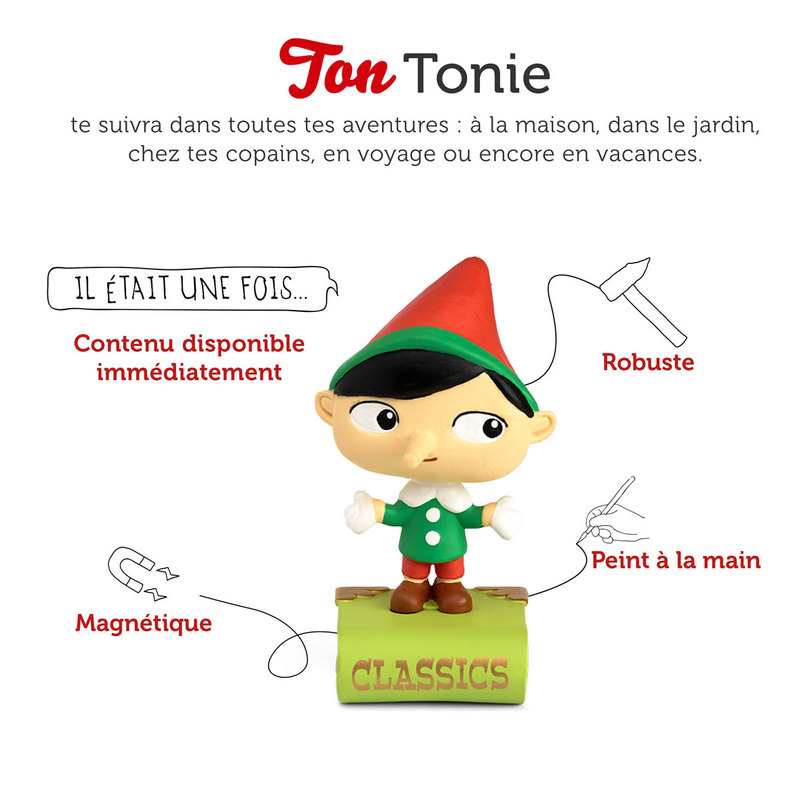 Figurine Tonie Pinocchio et 2 autres classiques Tonies