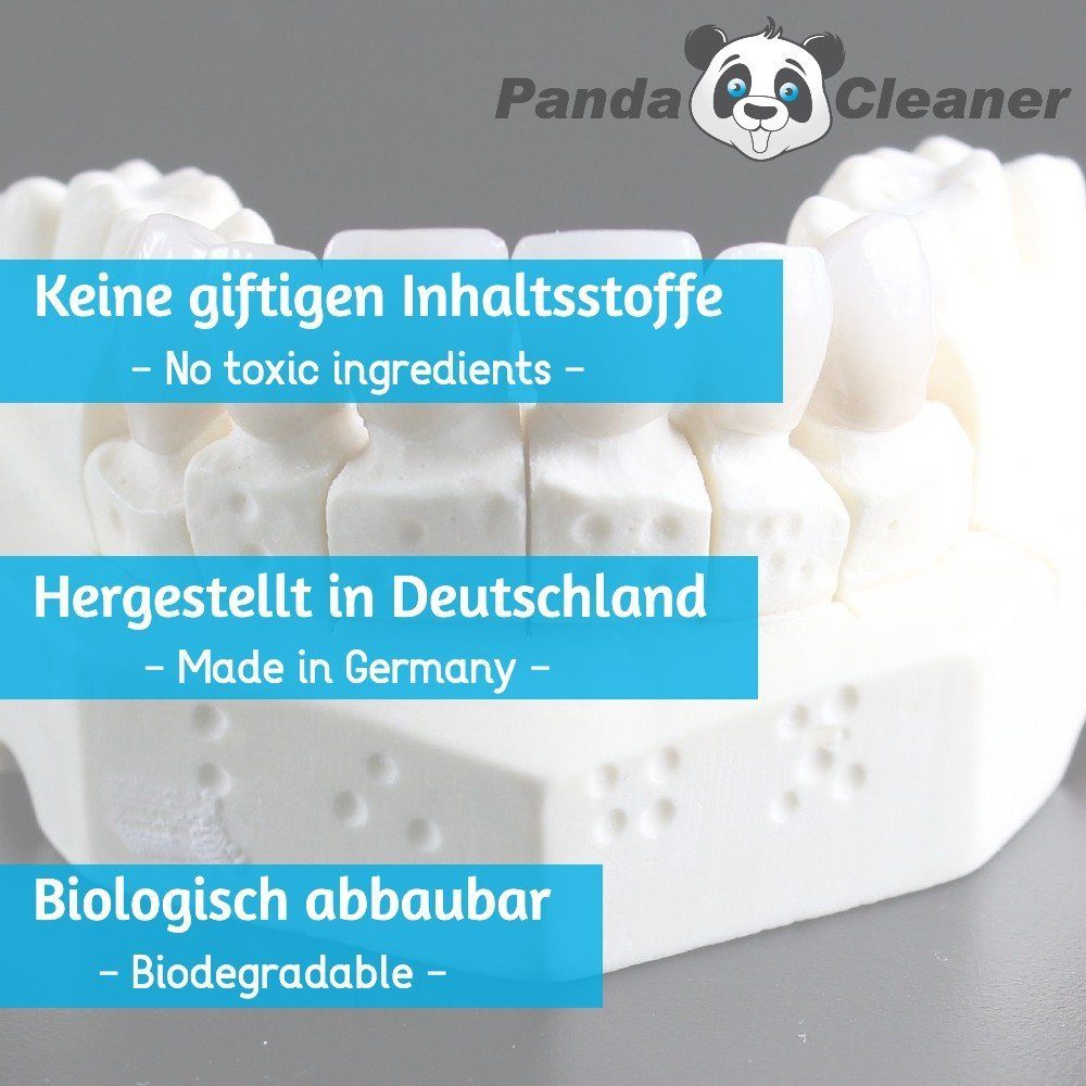 PandaCleaner Dental Konzentrat Ultraschallreiniger - Für Gebisse & Prothesen Reinigungskonzentrat (1-St. 500ml)