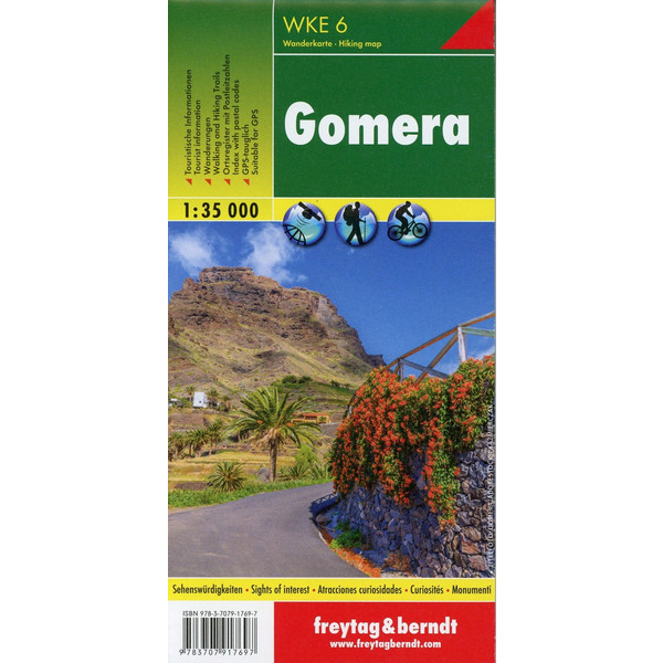 Gomera, Wanderkarte 1:35.000 - Wanderkarte