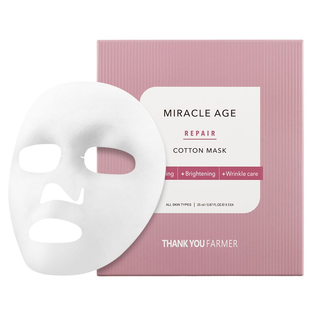 Thank You Farmer Miracle Age Repair Cotton Mask Set 125 ml