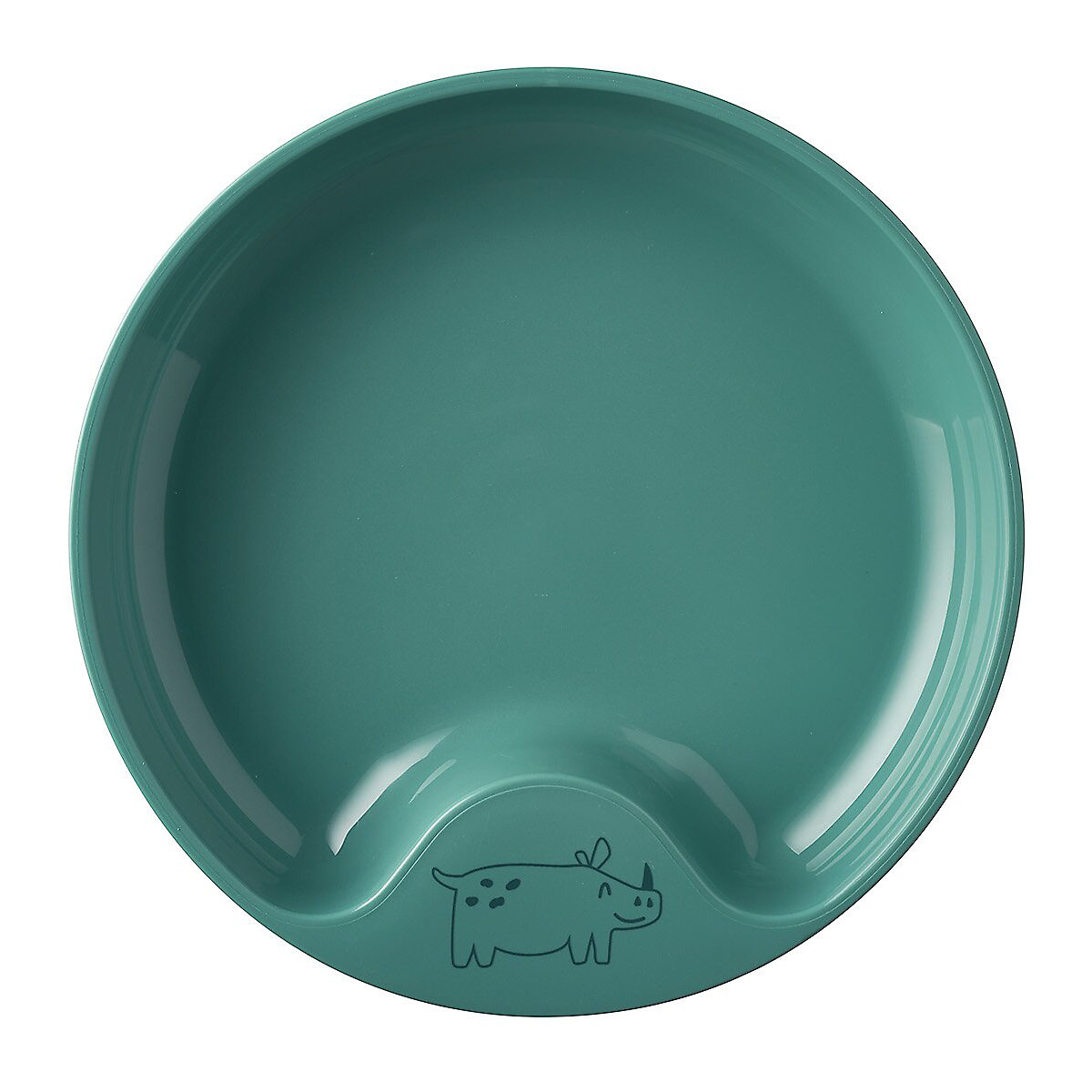 Kinderlernteller MIO Nashorn deep turquoise