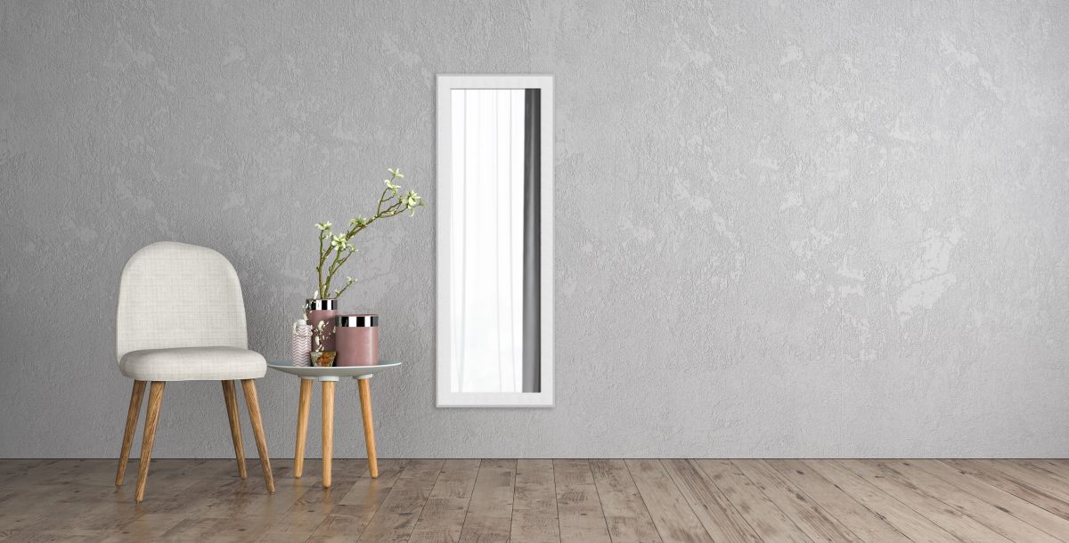 Rahmenspiegel Alina Glitzereffekt 50 x 140 cm