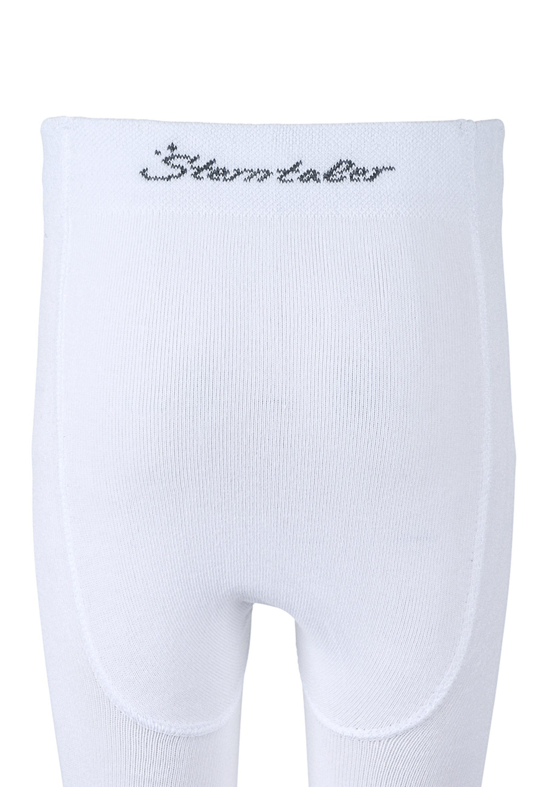 Sterntaler® Strumpfhose Strumpfhose uni 100 DEN (1 St. Babystrumpfhose unifarbend, Strumpfhose Vollplüsch) Krabbelstrumpfhose aus Baumwolle und Komfortbund