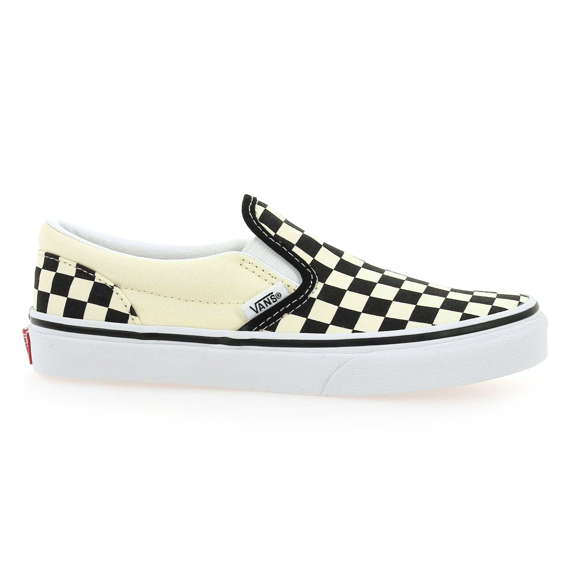 Vans  SLIP-ON KID - Blanc Noir