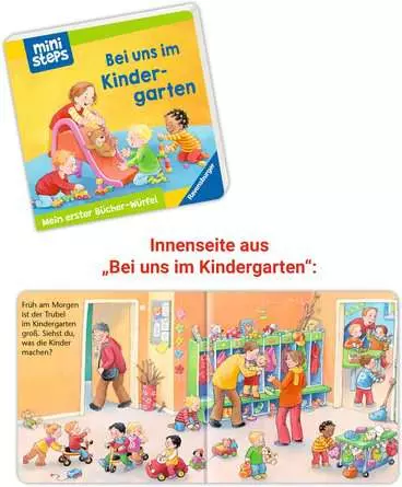 ministeps: Mein erster Bücher-Würfel: Töpfchen, Schnuller, Gute Nacht (Bücher-Set)