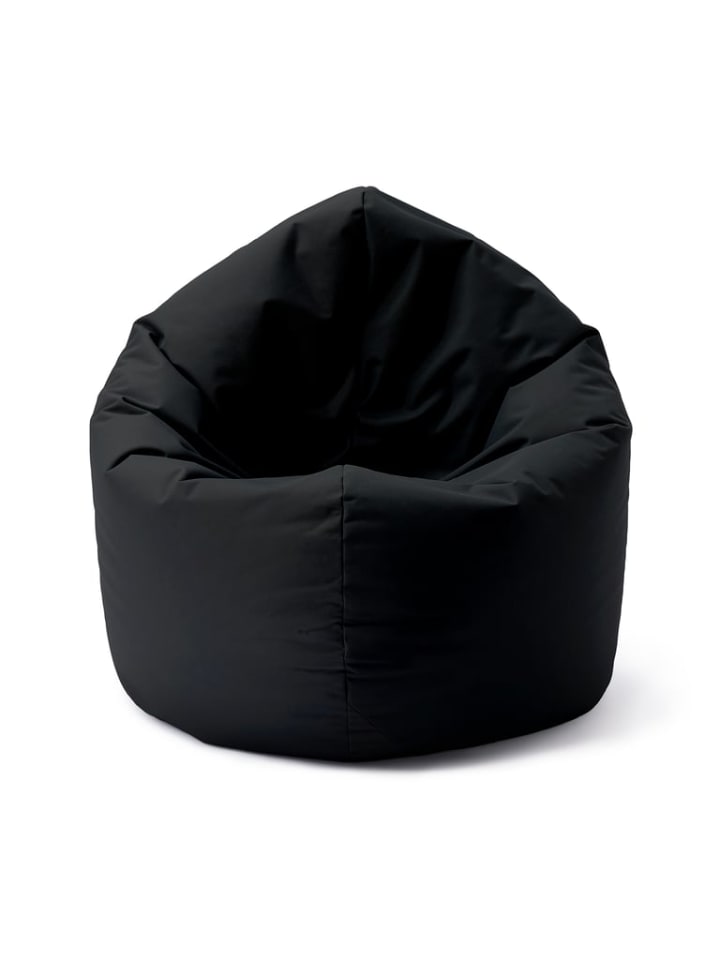 Lumaland Indoor/Outdoor-Sitzsack 2in1 Sitzsack 300l  120x80x75cm - schwarz günstig kaufen onesize