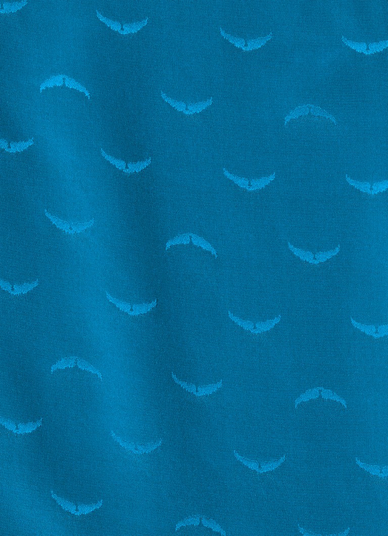 Zadig&Voltaire Ritany silkkinen miditunikamekko jacquard-kuvioinnilla
