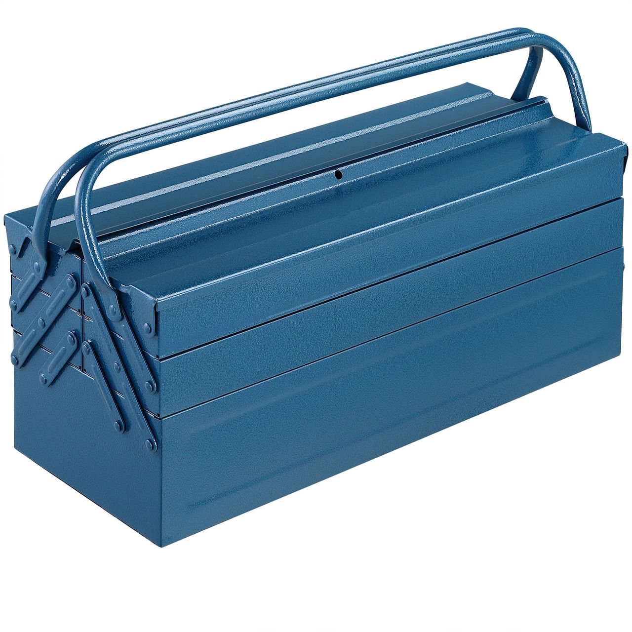 Casaria monzana® Stahl Werkzeugkoffer Blau 53x20x20cm