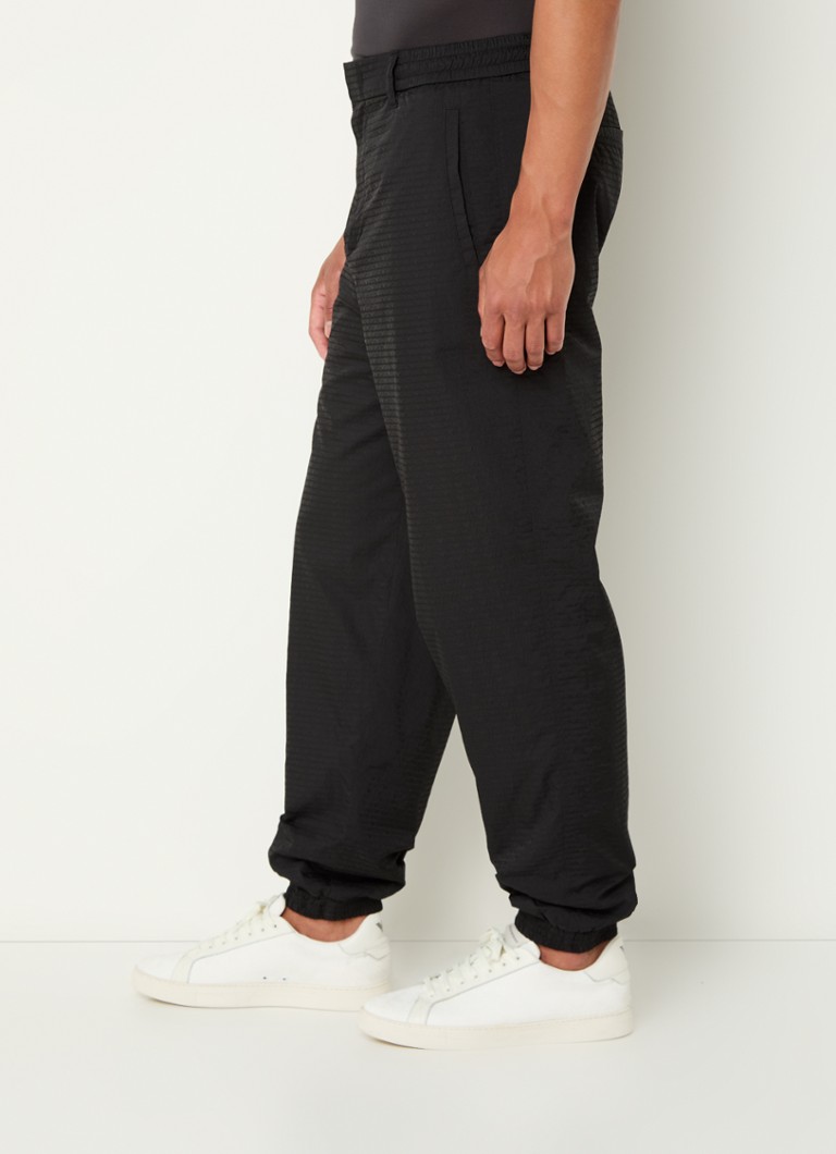 Emporio Armani sweatpants with logo print and side pockets