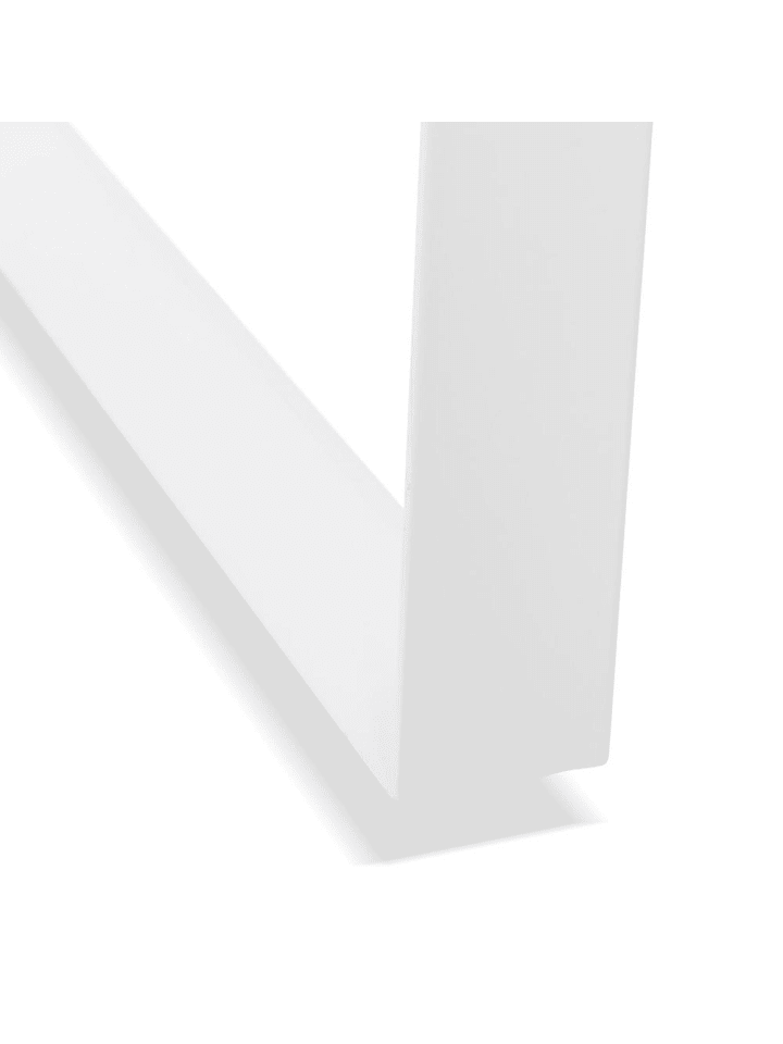 KADIMA DESIGN Schreibtisch 140x140 cm funktional minimalistisch ergonomisch in Beige-Weiß günstig kaufen