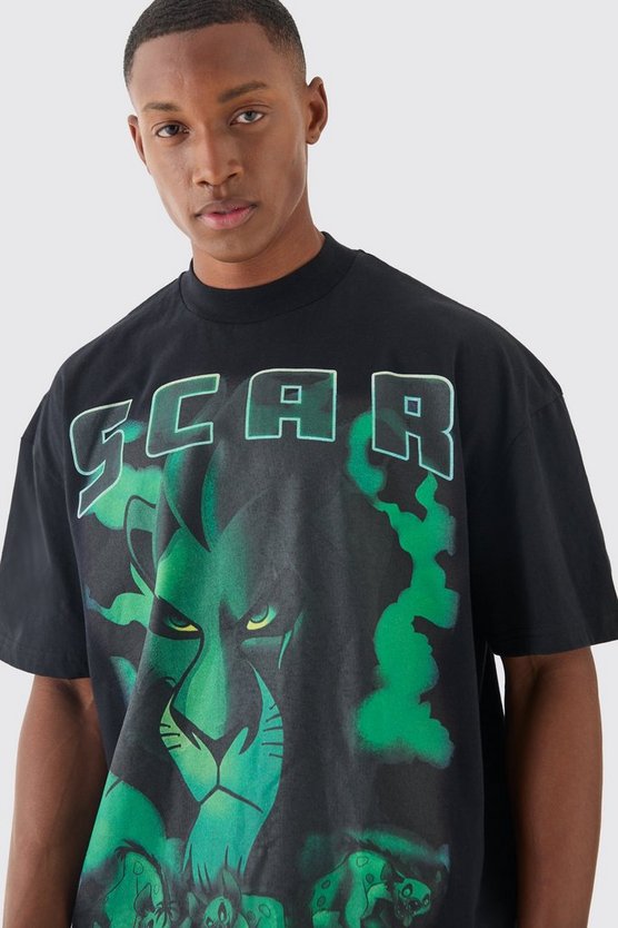 Oversize T-Shirt mit lizenziertem Disney Scar Print