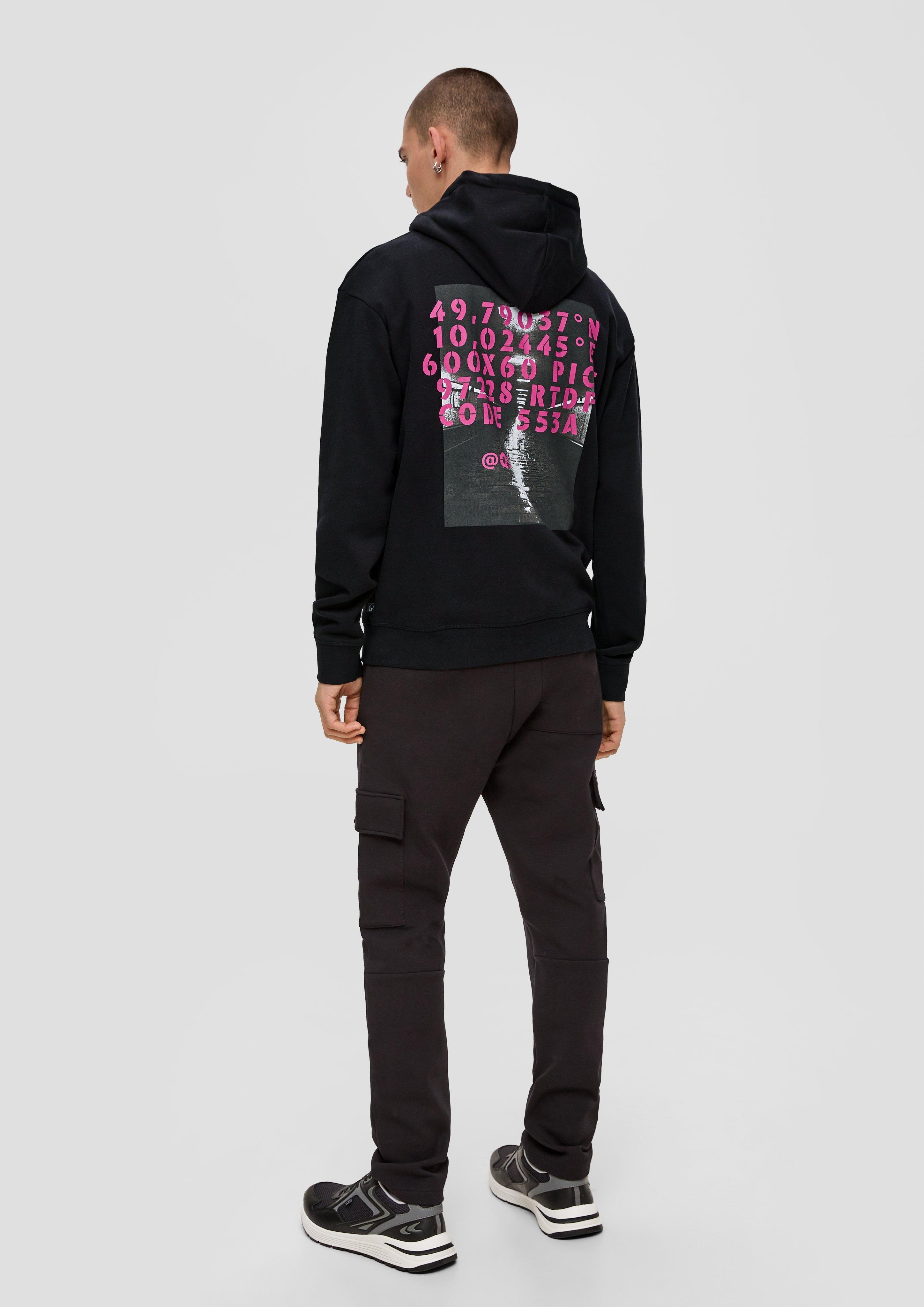 Sweatshirt mit Front- und Backprint  2138605-99D0