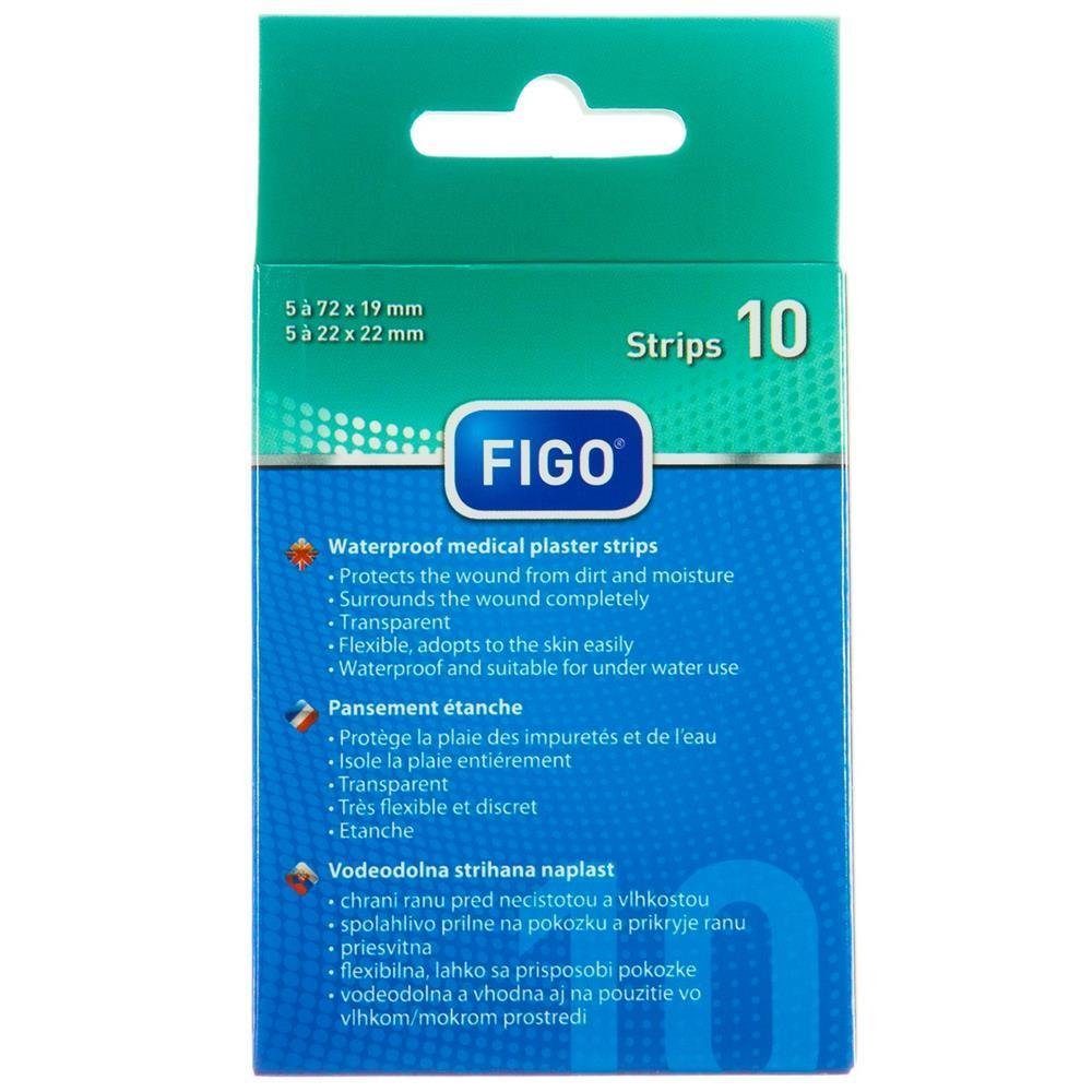 FIGO Fixierpflaster Stammartikel Figo Pflaster- Strips 10er extrem wasserfest Pflasterstri