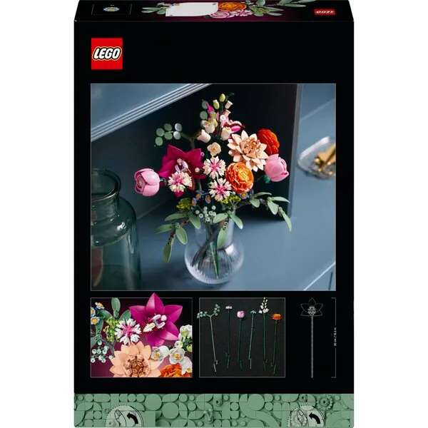 LEGO Coleção Botânica 10342 Buquê Rosa