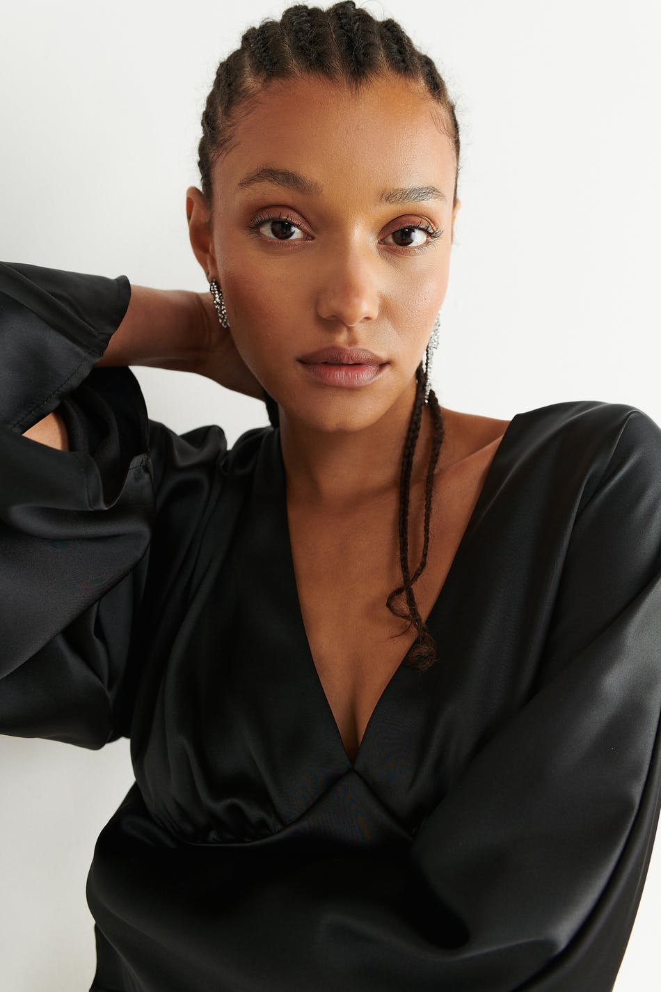 Julie satin blouse