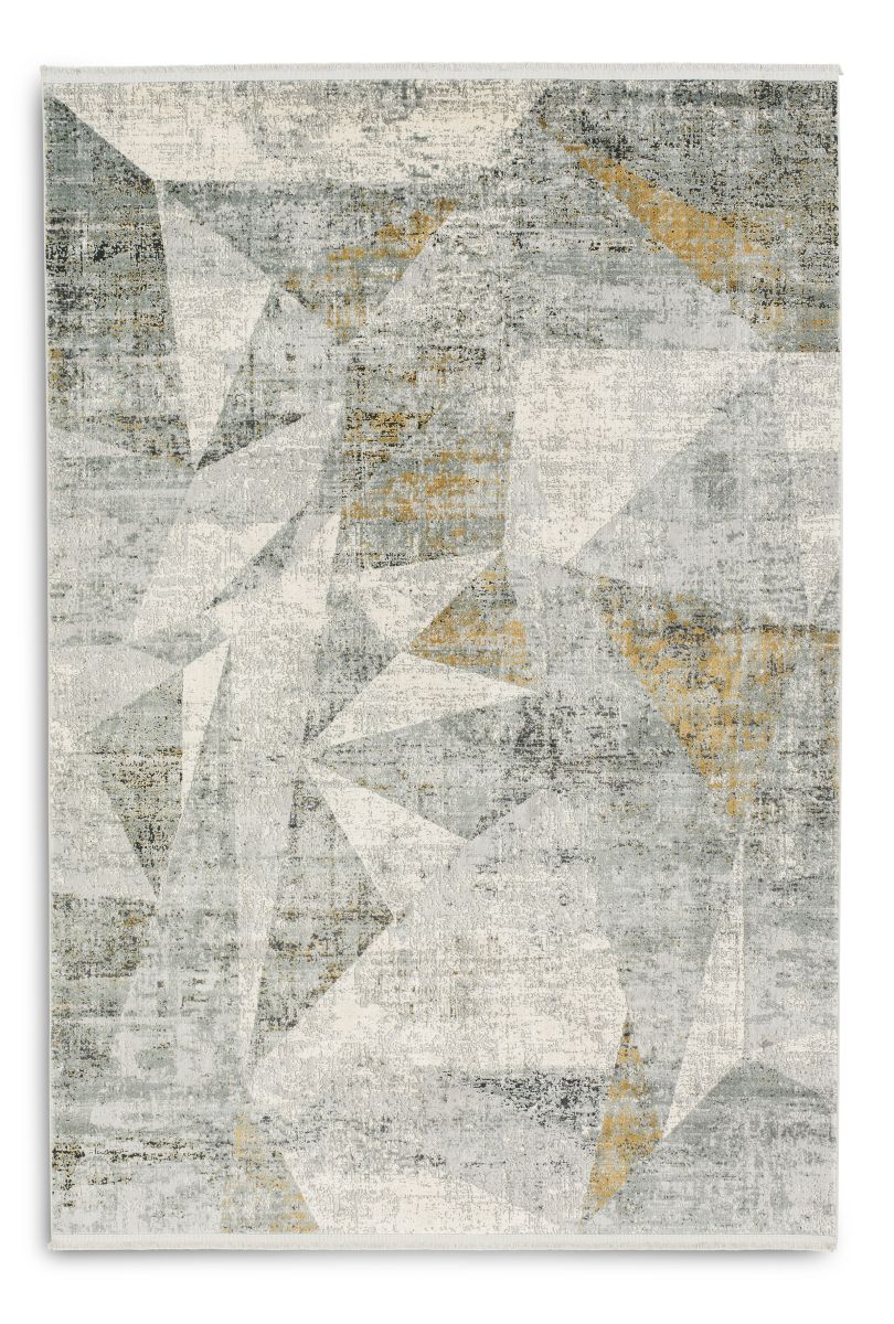 Webteppich Postiano Creme-Anthrazit 160 x 230 cm