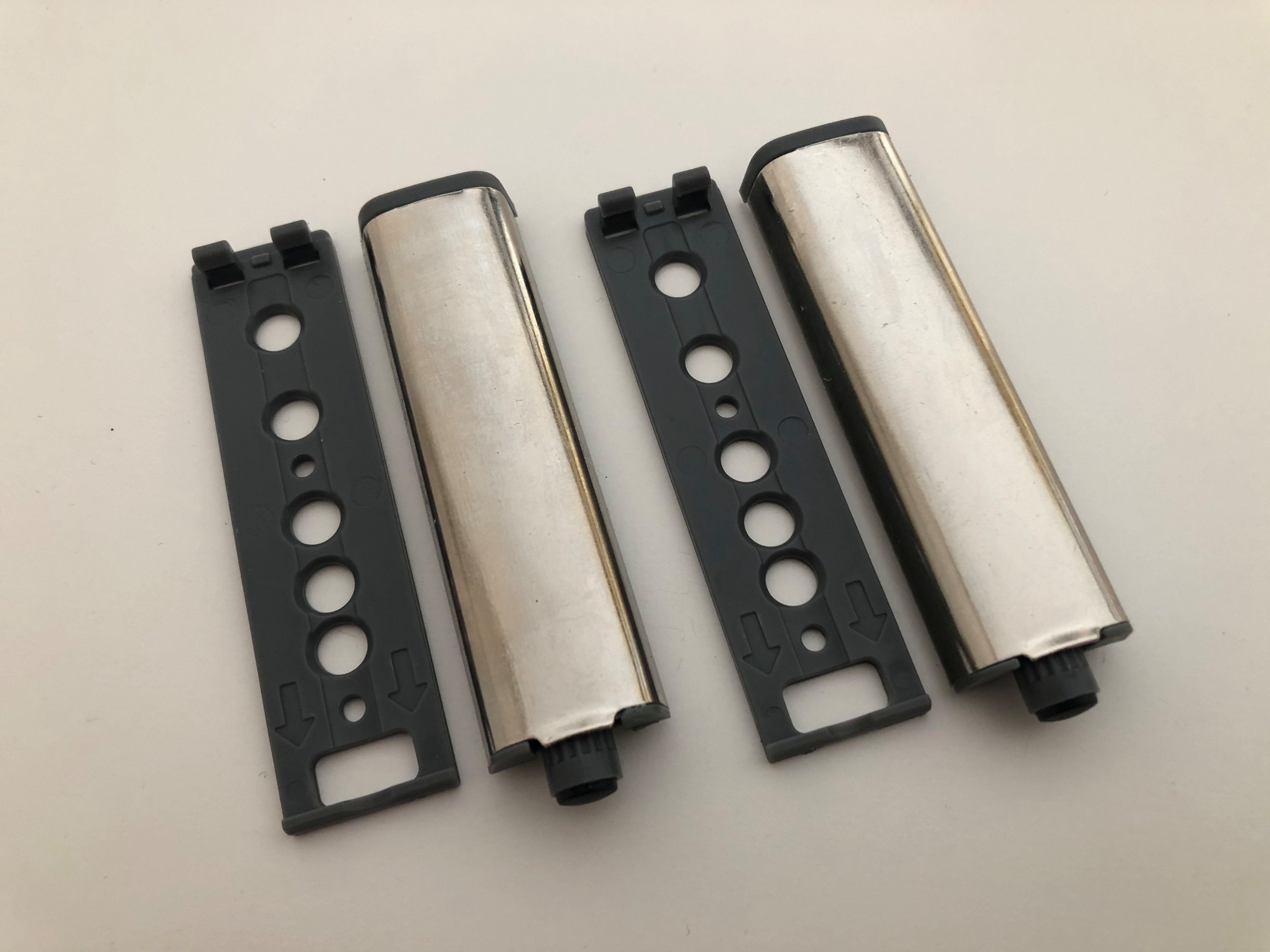 NELI Möbelbeschlag Drucktüröffner für Schranktüren und Schubladen - Push to open - passend auch für die Küchenmöbel-Serie „METOD“ (IKEA) (2 St)