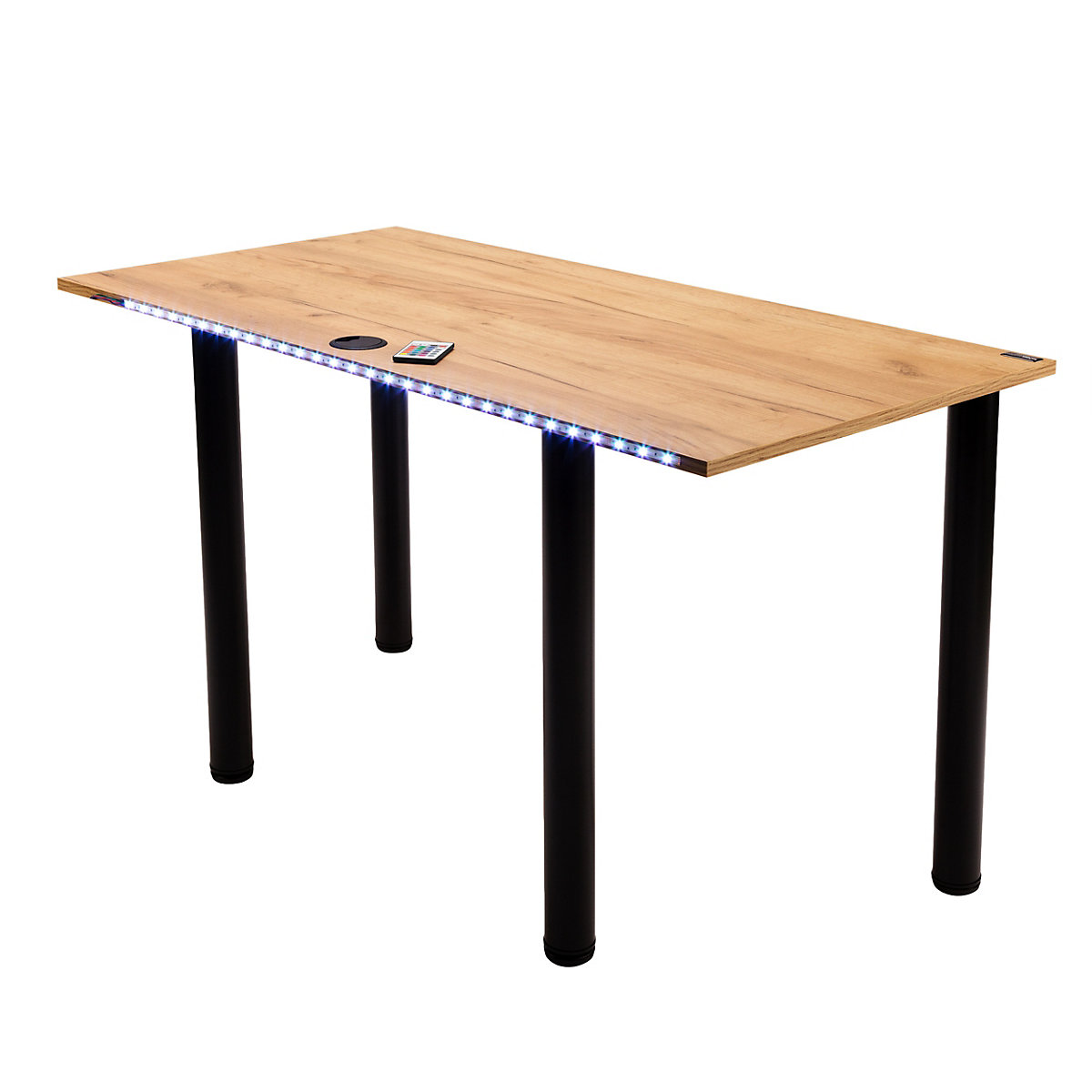 Gaming Schreibtisch mit LED Beleuchtung onesize