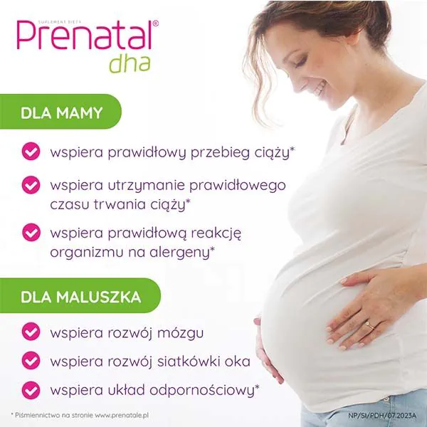 Prænatal DHA, Omega-3 Formel fra begyndelsen af graviditeten til slutningen af amningen, Kapsler