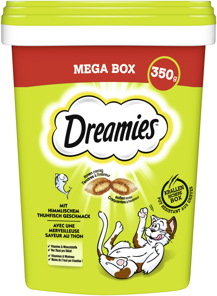 Dreamies Snacks Dreamies Mega Box 350g Thunfisch