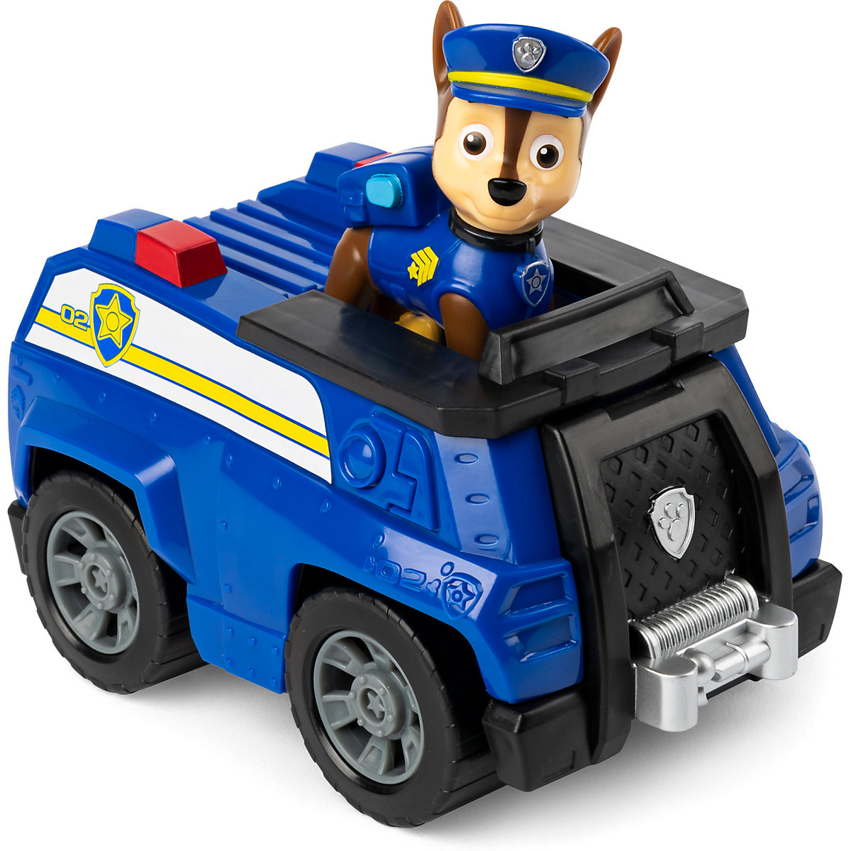PAW Patrol Polizei-Fahrzeug mit Chase-Figur (Basic Vehicle/Basis Fahrzeug)