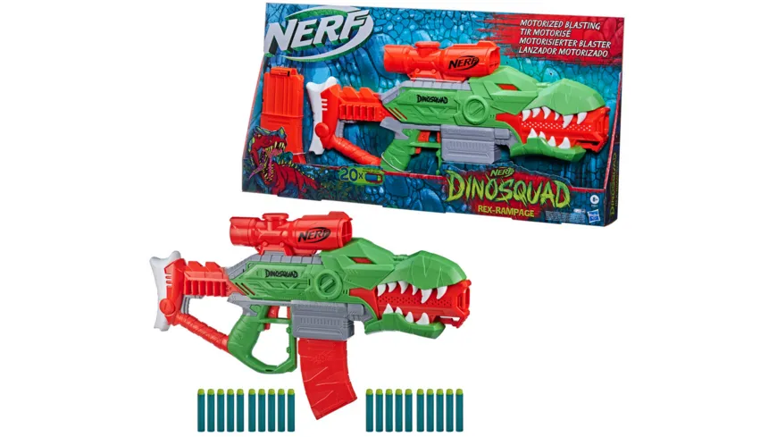 Hasbro - Nerf DinoSquad Rex-Rampage Blaster