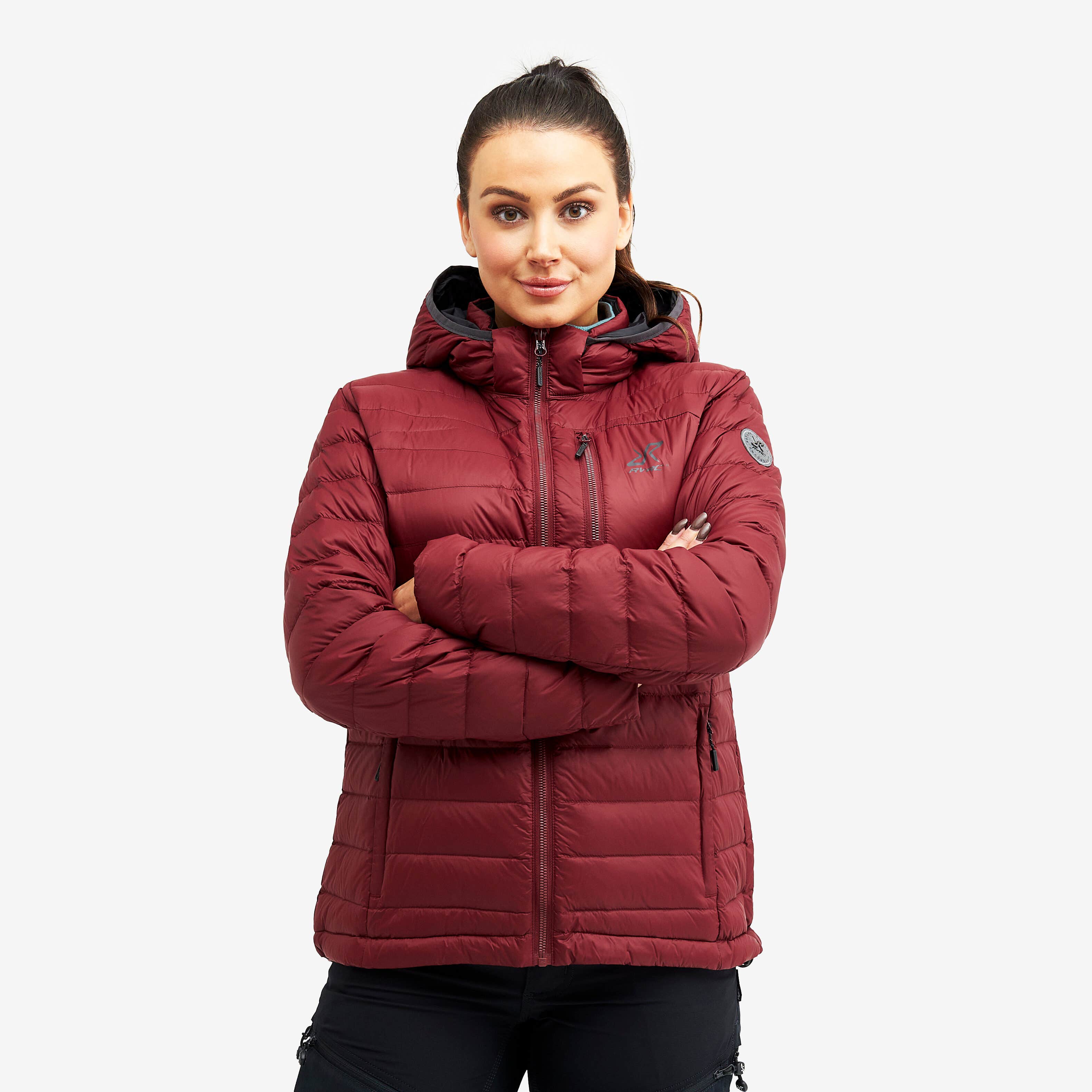 Helium Down Jacket Femme Bison Red