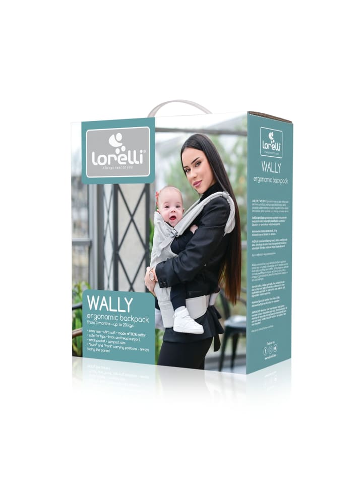 Lorelli Babytrage Wally Tragehilfe 2in1 in schwarz günstig kaufen onesize