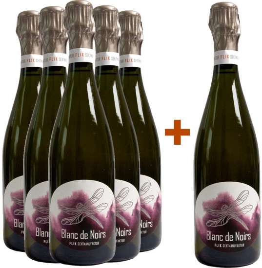5+1 Paket BLANC DE NOIRS extra brut - Flik Sektmanufaktur