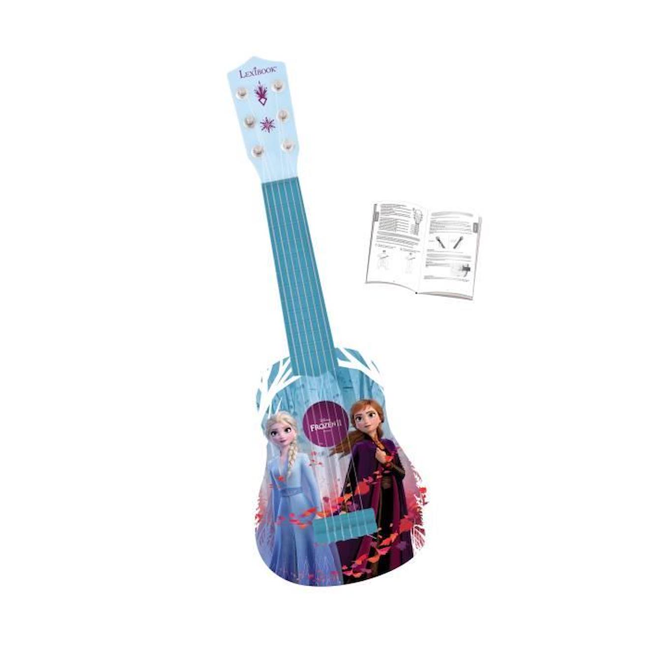 LA REINE DES NEIGES 2 Ma première guitare 53 cm LEXIBOOK bleu