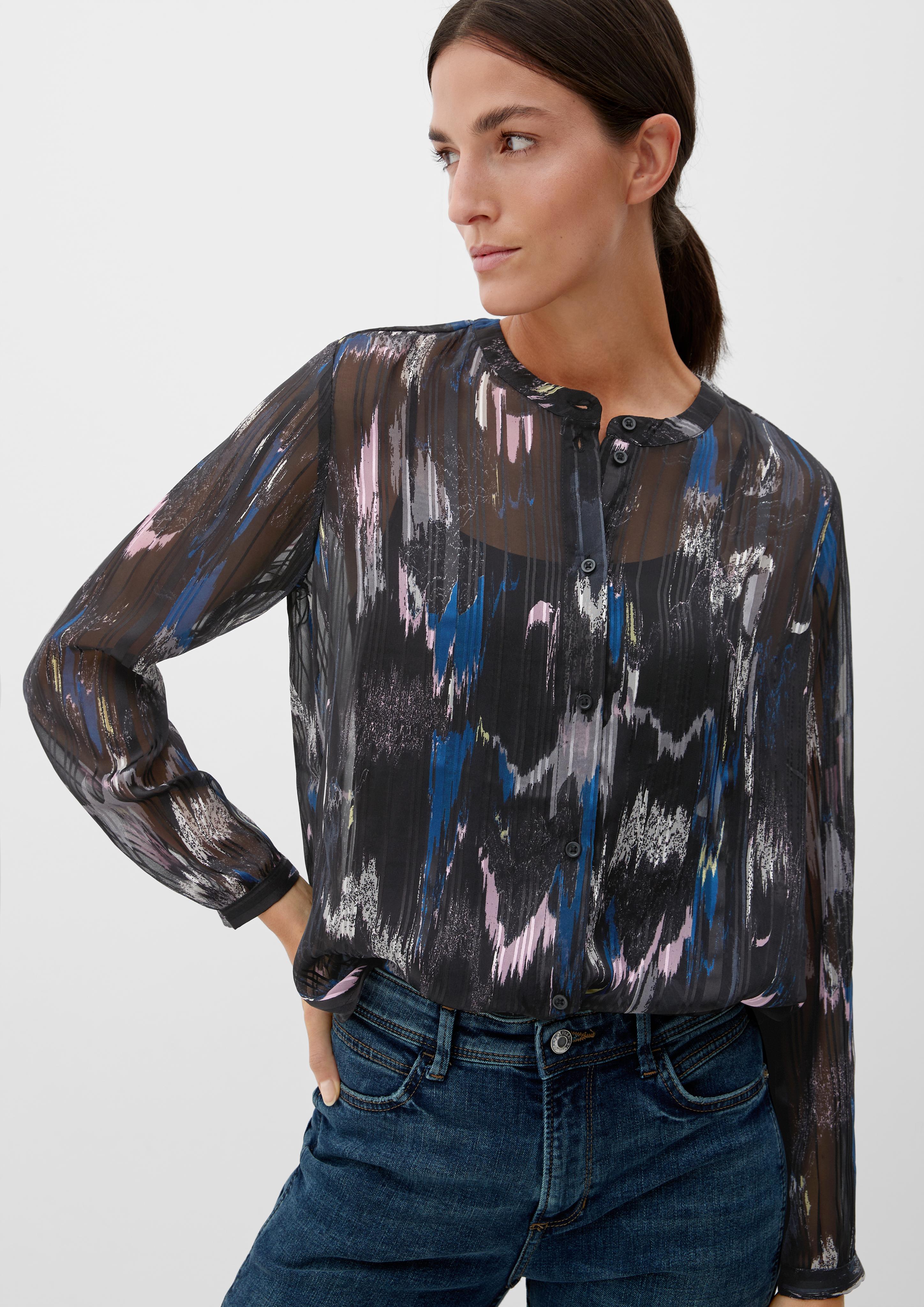 Bluse in semitransparenter Optik  2124777-99A1