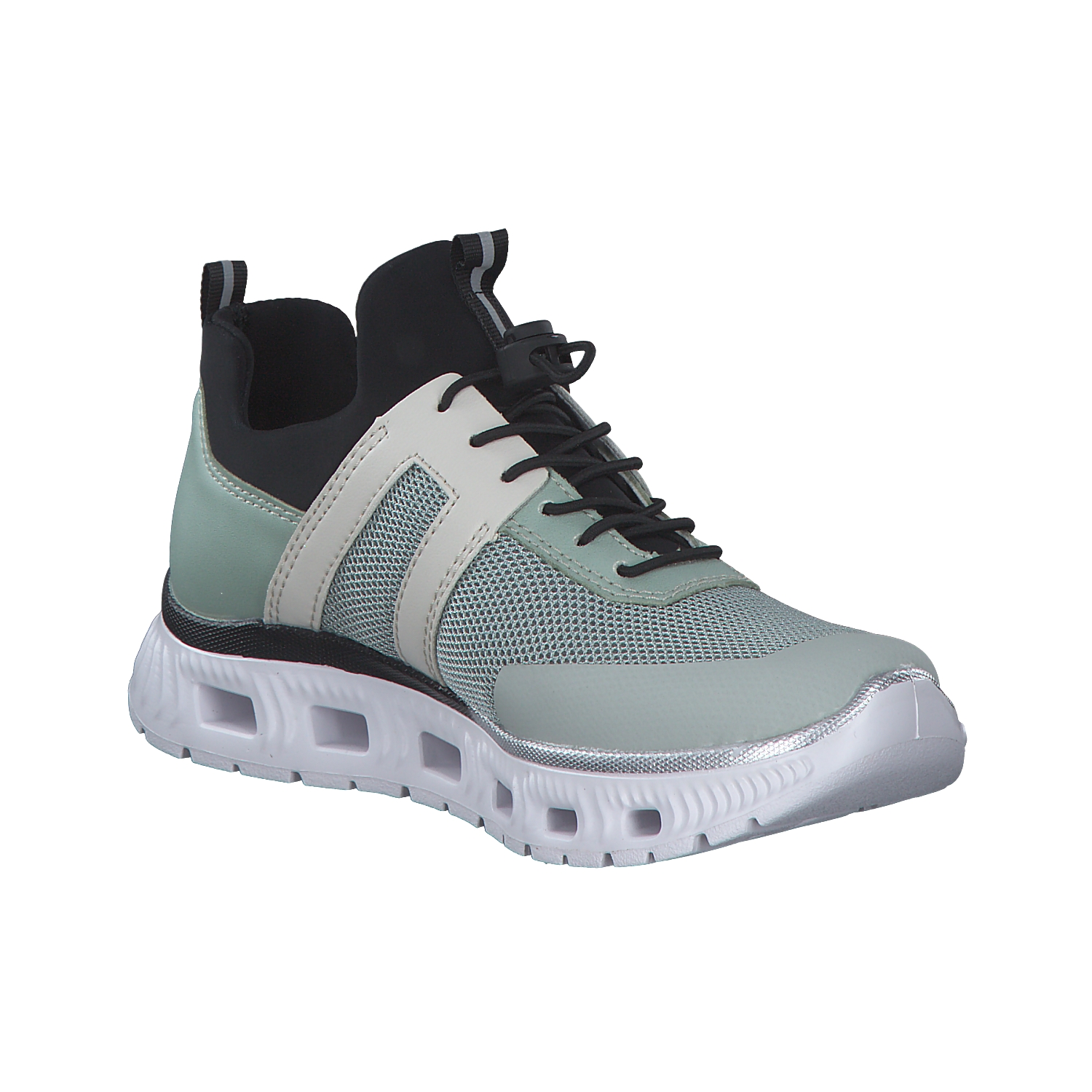 Rieker M6061, Schnürschuhe, Damen, palecyan/mint/peppermint/offwh