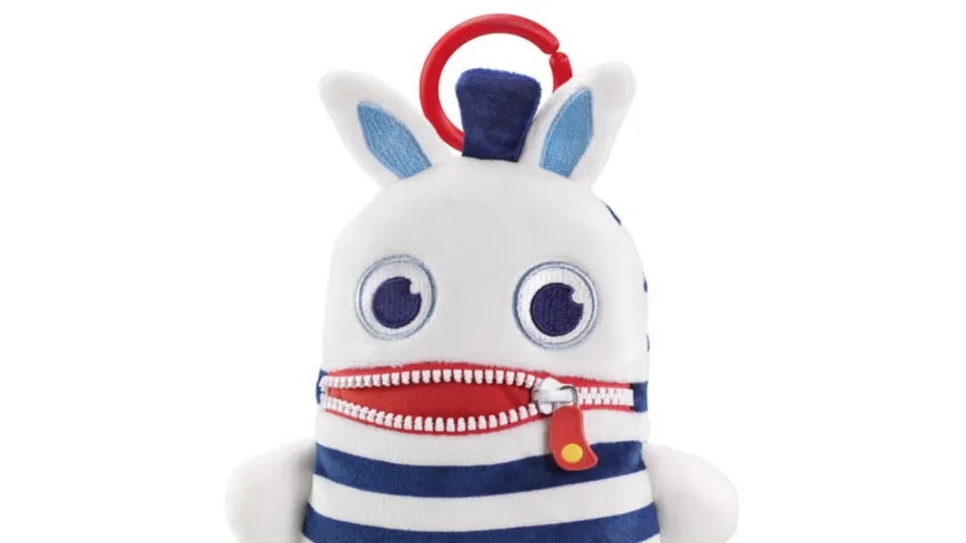 Schmidt Spiele - Sorgenfresser Lanky, klein, 18 cm, Zoo Babies Edition