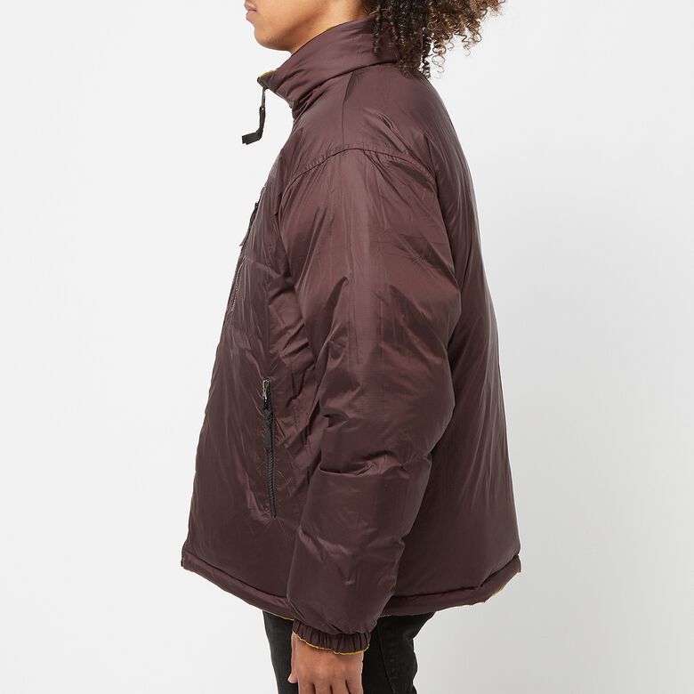 The North Face Reversible Nuptse Jacket sulphur moss/coal brown